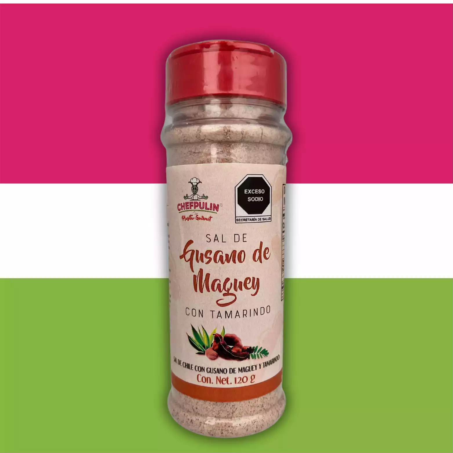 Sal de gusano de maguey con tamarindo 120g